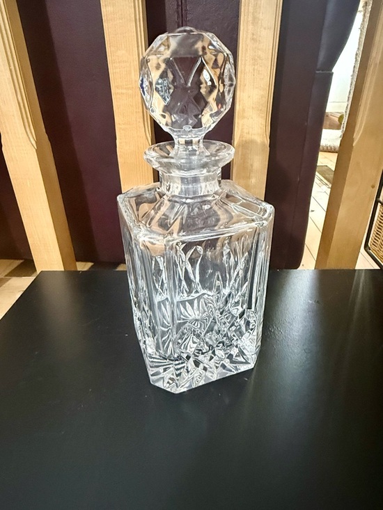 Bohemia Brixton Other - Stunning Bohemia Crystal Brixton Whiskey Decanter - 800ml, Czech Republic